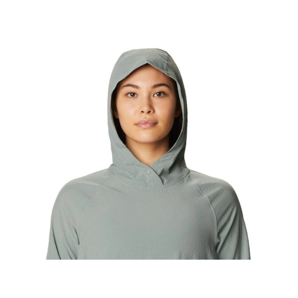 Mountain Hardwear Sunshadow Long Sleeve Sun Hoodie Women’s Large Sage Green